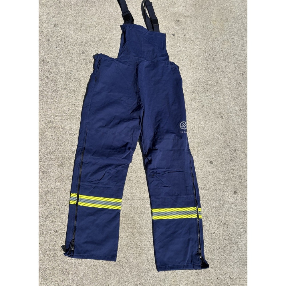 National Safety Appare 40 Cal Arc Flash Bibs Mens XL Enespro AGP Overalls NWOT